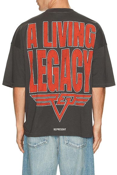 REPRESENT Living Legacy Tee in Sun Fade Grey