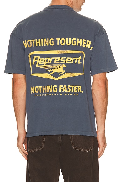 REPRESENT Nothing Faster Tee in Indigo