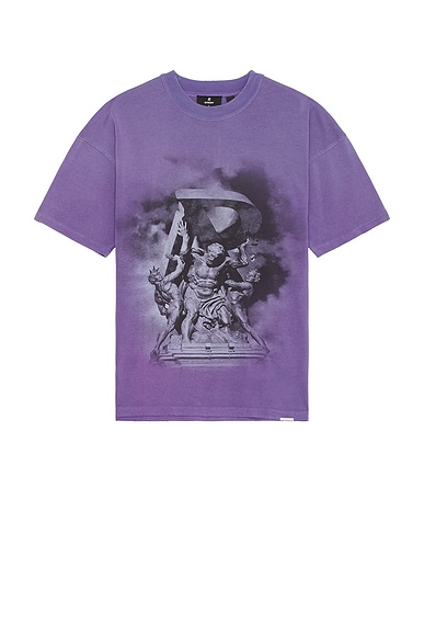 REPRESENT Atlas T-Shirt in Purple