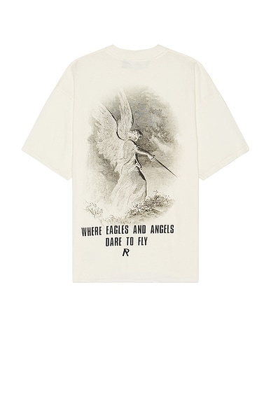★ARIES Faded Aries Ex Amino Long Sleeve T-Shirt 関税込★ Aries Faded Aries Ex Amino Long Sleeve Tee in Off White | FWRD