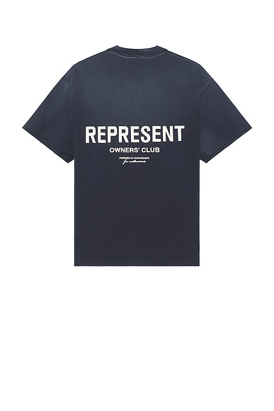 REPRESENT Owners Club Tee in Midnight Navy