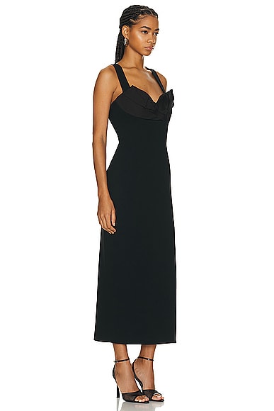 Shop Rachel Gilbert Alaric Dress In Black