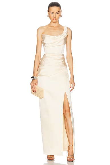 Rachel Gilbert Duke Gown in Butter