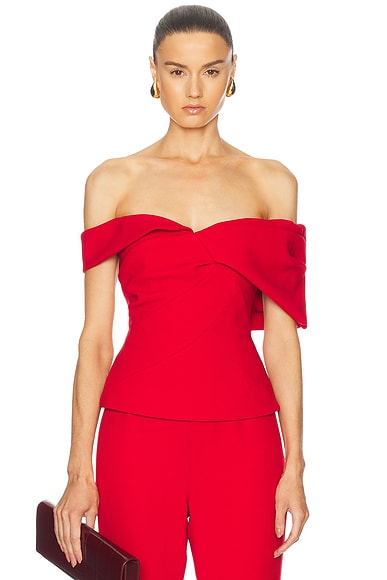 Rachel Gilbert Mattie Top in Red