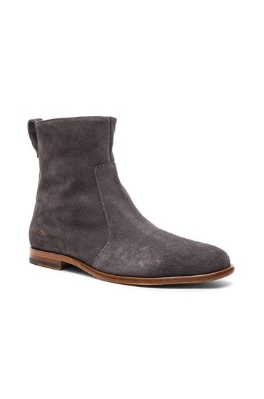 x Common Projects Suede Chelsea Boots