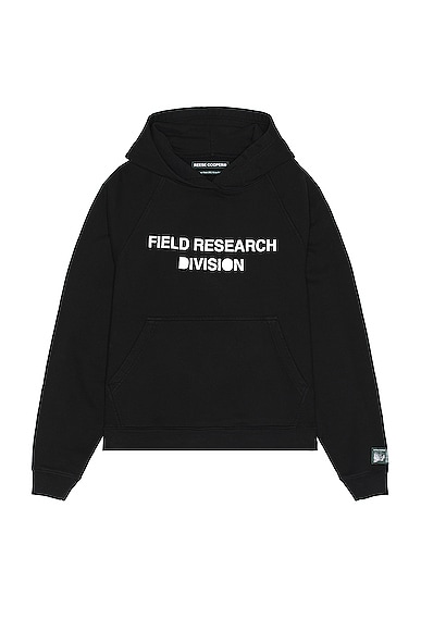 Reese Cooper Field Research Division Hooded Sweatshirt in Black