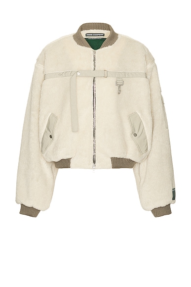 Sherpa Fleece Bomber Jacket