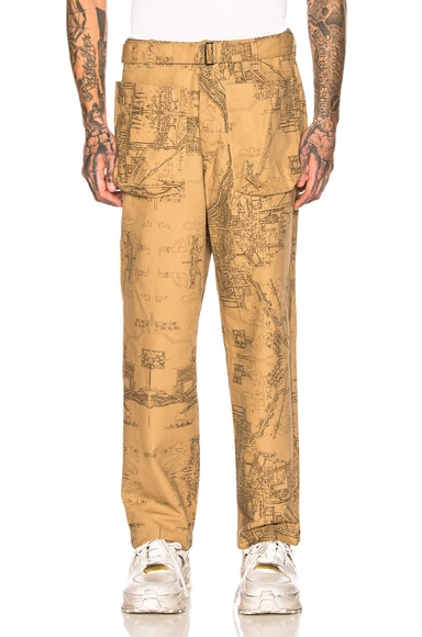 Wide Leg Patch Pocket Trousers