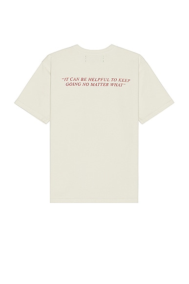 Keep It Going T-shirt in Cream