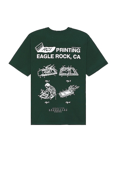 Reese Cooper Rci Printing T-shirt in Forest