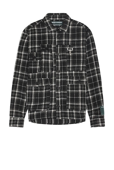 Burberry Alexander Long Sleeve Shirt in Navy FWRD