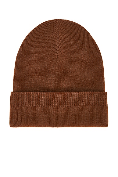 Rag & Bone Max Beanie in Chocolate Brown