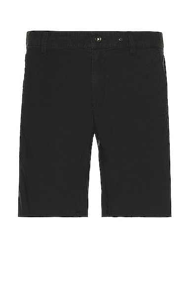 Perry Stretch Paper Shorts in Black