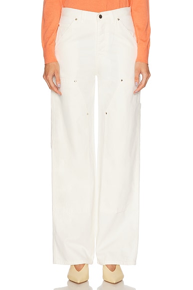 Work Wide Leg in Bone