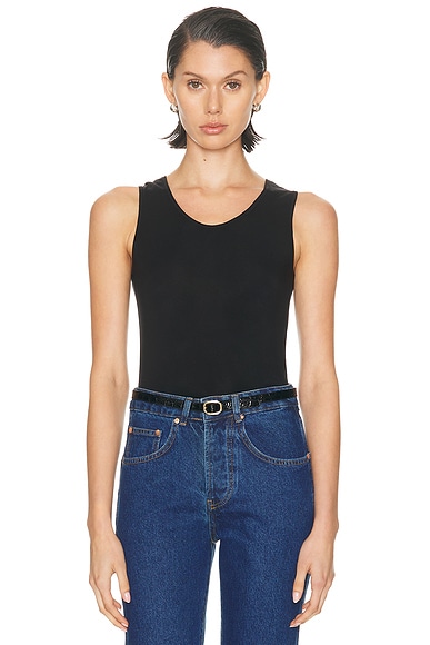 RENGGLI Scoop Neck Tank in Ink