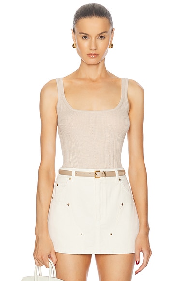 RENGGLI Tank Top in Oatmeal