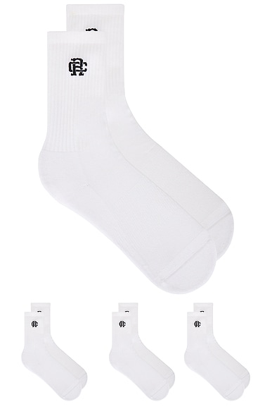 3 Pack Classic Crew Sock