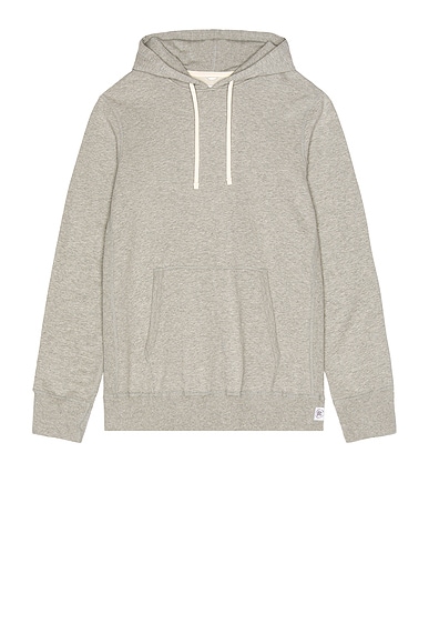 Reigning Champ Pullover Hoodie in Heather Grey
