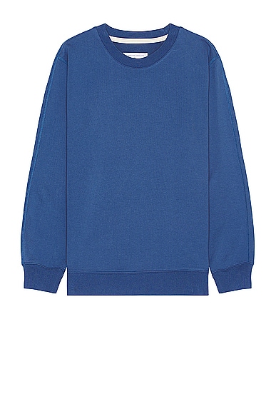 Reigning Champ Midweight Terry Classic Crewneck in Lapis