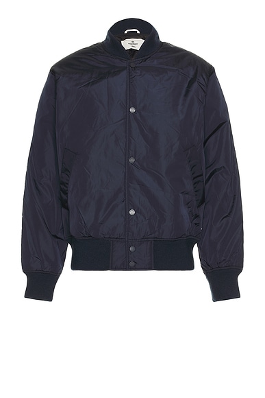 Econyl Satin Nylon Stadium Jacket