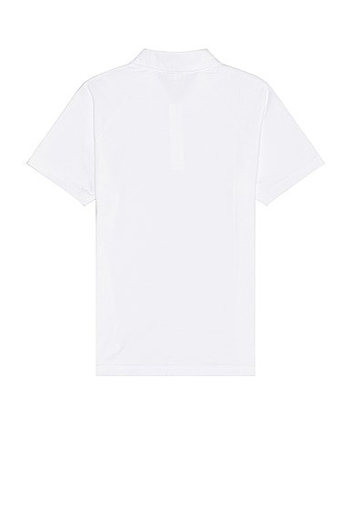 Shop Reigning Champ Lightweight Jersey Polo In White