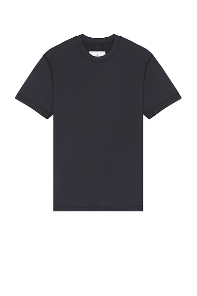Reigning Champ Solotex Mesh T-shirt in Heather Black