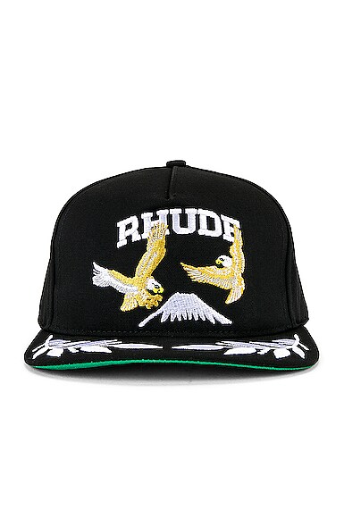 Rhude Eagle Souvenir Hat in Black