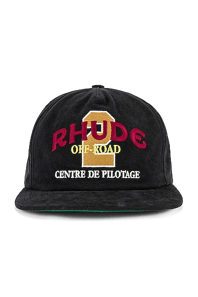 Rhude Off Road Hat In Black