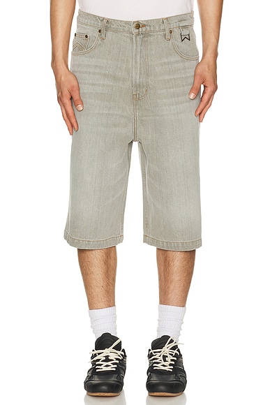 Baggy Traxedo Denim Shorts