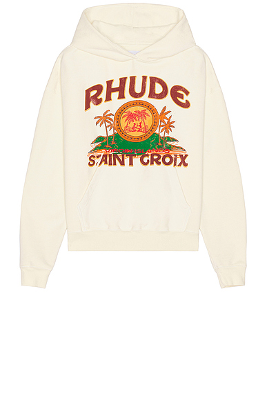 Rhude St. Croix Hoodie in Cream