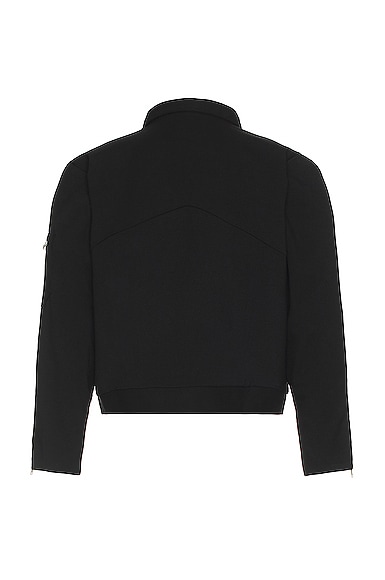 Shop Rhude Sambac Suiting Jacket In Black