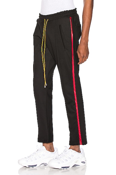 Rhude Tuxedo Track Pants in Black 