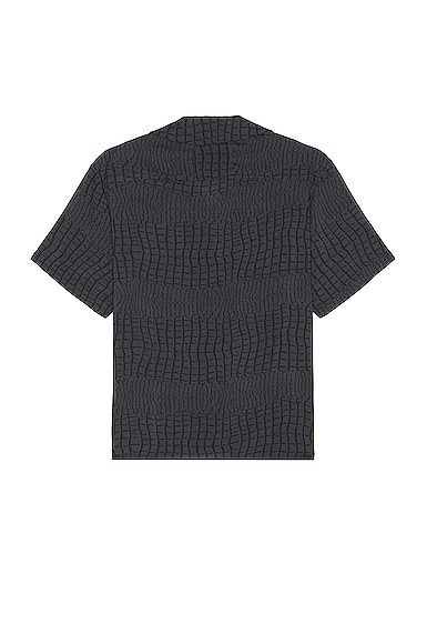 Shop Rhude Croc Shirt In Black