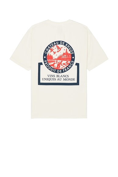 ルード ボルドーワイン Tシャツ グラフィックプリント ホワイト ルード - BORDEAUX WINE T-SHIRT | HBX - ハイプビースト