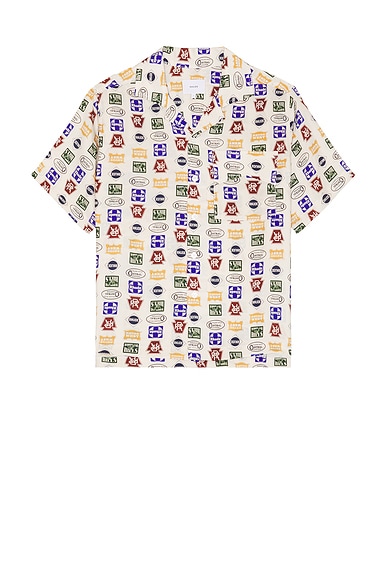 Rhude Trucker Print Shirt in Multi