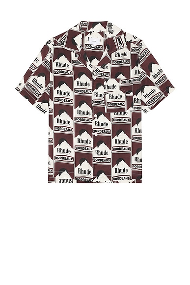 Amiri Ouija Board Bowling Shirt in Black | FWRD Amiri Ouija Board Bowling Shirt in Black | FWRD