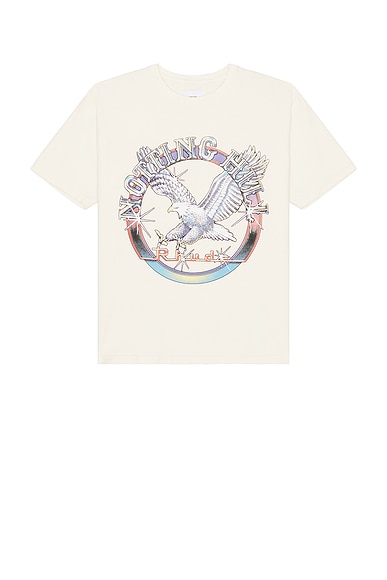 Rhude Notting Hill Eagle Tee in Vintage White