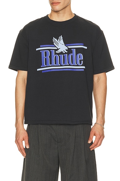Rhude Rossa Tee in Vintage Black