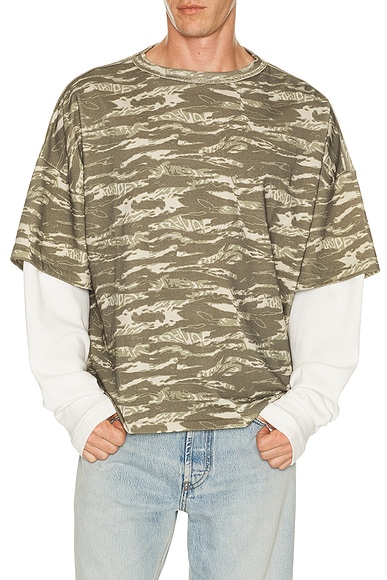 Tiger Camo Double Layer Tee