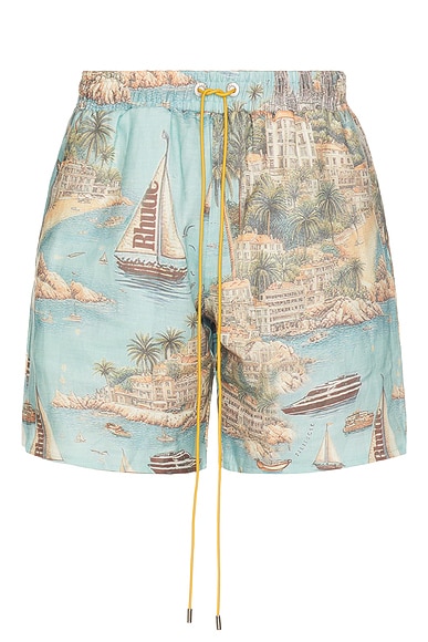 Sailing Map Swim Shorts