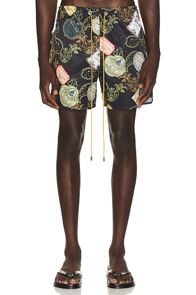 Vin Bandana Print Swim Shorts