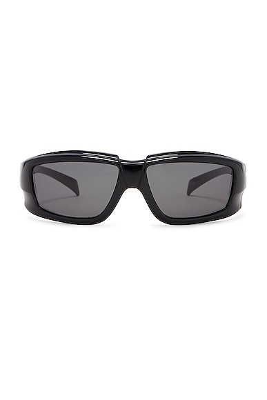 Rick Owens Rick Sunglasses in Black