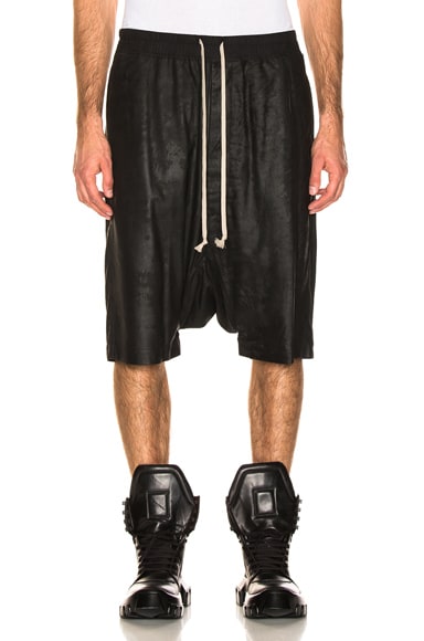 Leather Pod Shorts