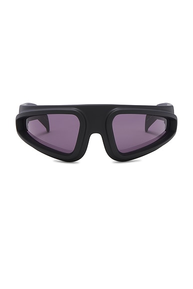 Rick Owens Ryder Sunglasses in Black