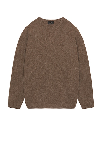 Rick Owens x Moncler Jumbo Round Neck Sweatshirt in Dust