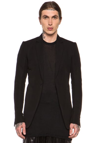 Rick Owens 1Bテーラードジャケット Soft Blazer 18FW Rick Owens 1Bテーラードジャケット Soft Blazer 18FW