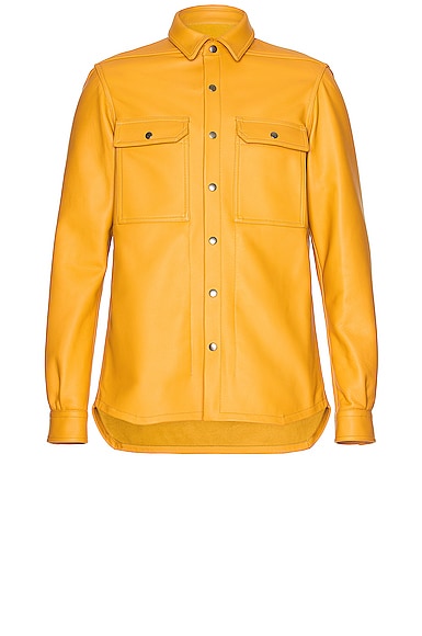 Rick Owens Outershirt in Mustard