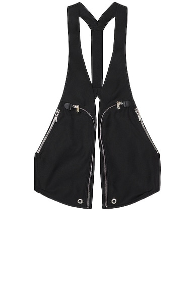 Rick Owens X Bonotto Bauhaus Vest In Black