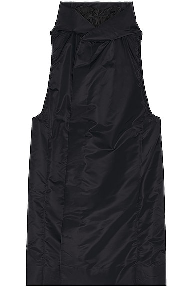 Rick Owens Hooded Liner Jacket in Black