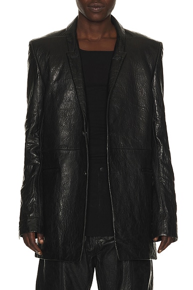 Rick Owens Concordian Jacket in Black